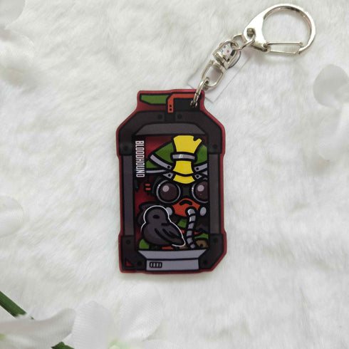 Apex Bloodhound Death Banner Keychain