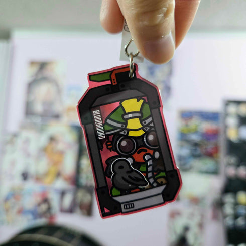 Apex Bloodhound Death Banner Keychain