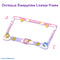 Kawaii Chiikawa Sleepy License Plate Frame