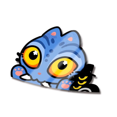 Blue Demon Tiger Peeker