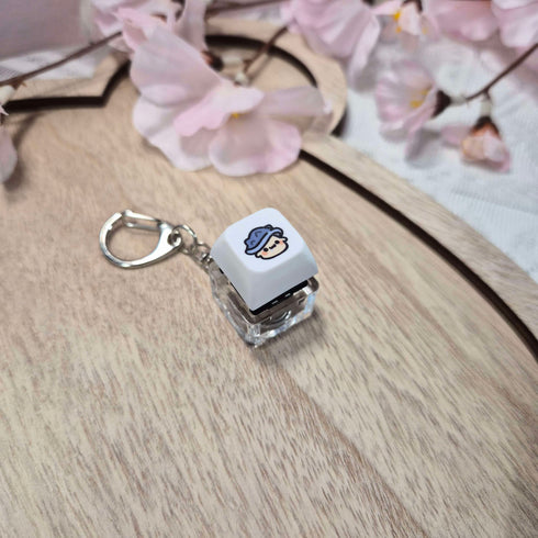 Maple Horny Mushroom Keycap Keychain