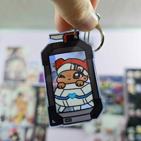 Apex Lifeline Death Banner Keychain