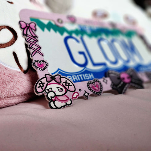 Gothic Lolita Kuro Melo License Plate Frame