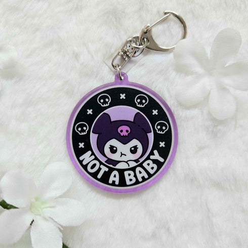 Not a Baby Keychain