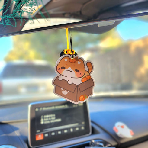 Air Freshener - Orange Box Cat