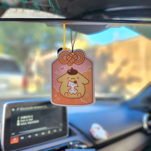 Air Freshener - Pom Pudding Omamori Good Luck Charm