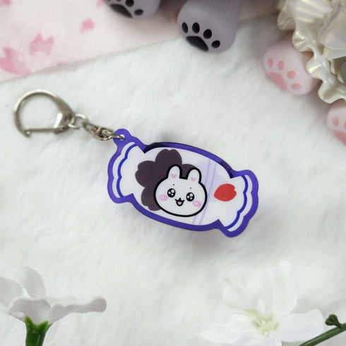 Rabbit Candy Acrylic Keychain