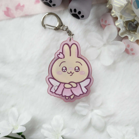 Chiikawa Usagi Sakura Fairy Acrylic Keychain