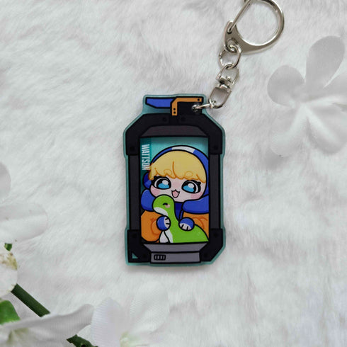 Apex Wattson Death Banner Keychain