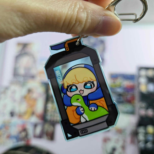 Apex Wattson Death Banner Keychain