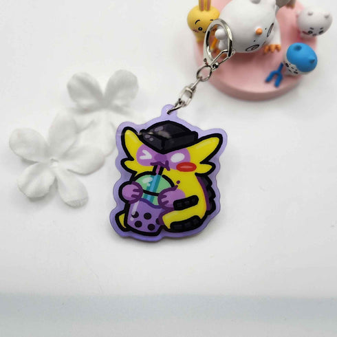 Val Wingman Boba Keychain