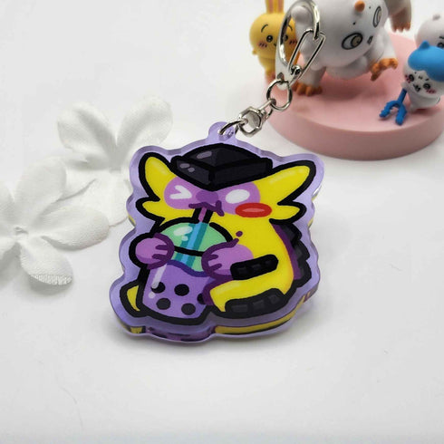 Val Wingman Boba Keychain
