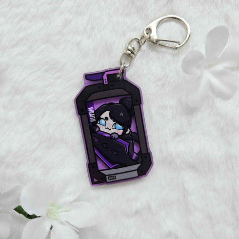 Apex Wraith Death Banner Keychain