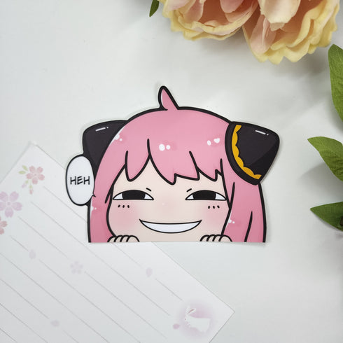 SxF Smug Peanuts Heh Girl Peeker