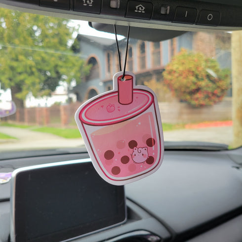 Air Freshener - Peach Bubble Tea