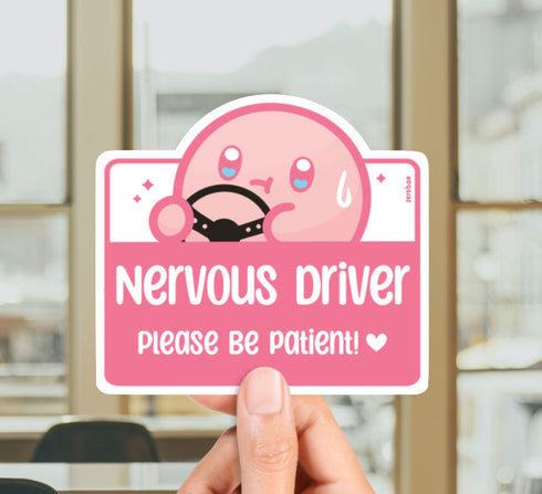 Nervous Driver Sticker