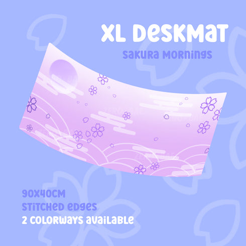 Sakura Mornings Deskmat