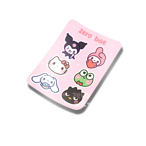 Cute Mini Vinyl Sticker Sheet