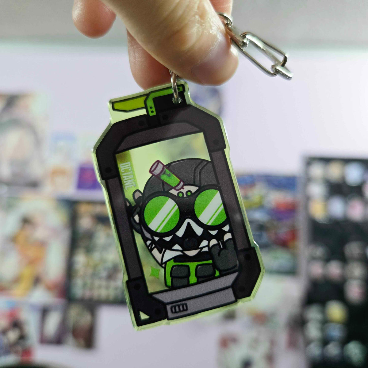 Octane Keychain Apex Octane Death Banner Keychain – ZeroBae