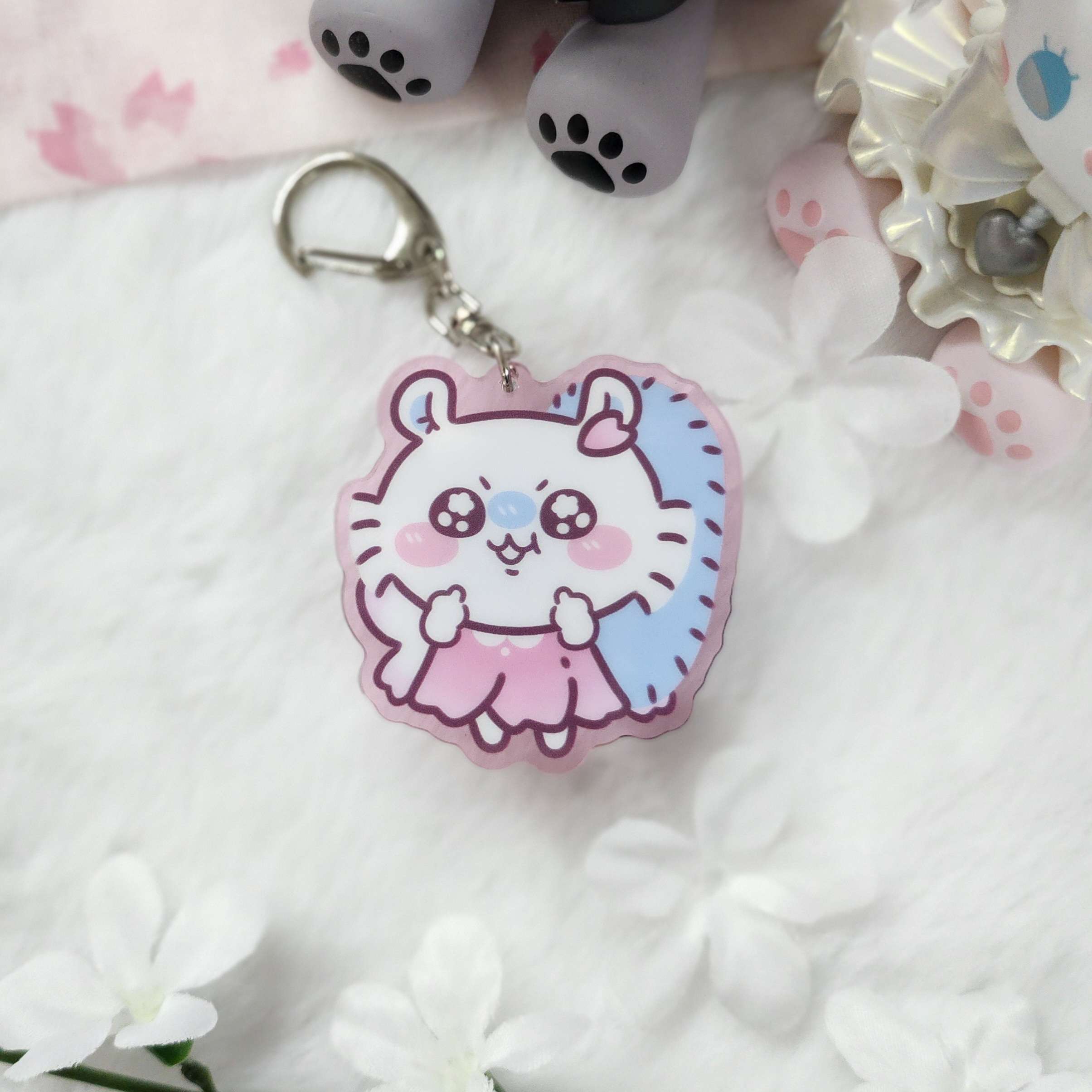 Chiikawa Momonga Sakura Fairy Acrylic Keychain – ZeroBae
